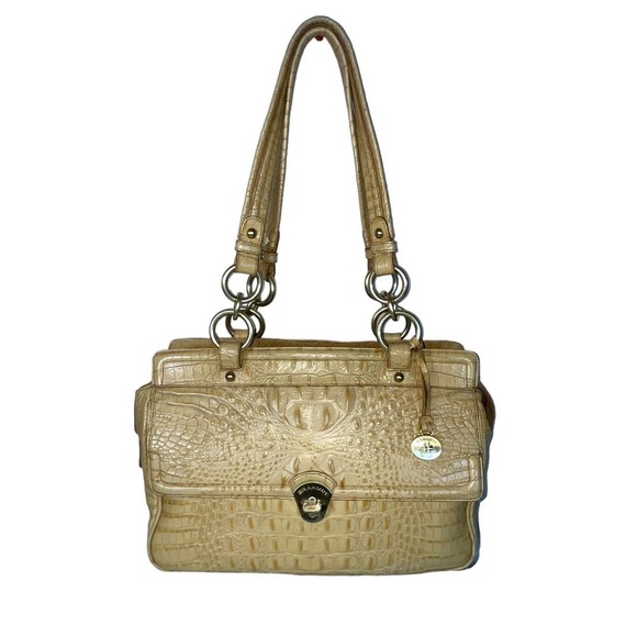 Brahmin Vintage Colette Melbourne Leather Satchel - Picture 1 of 16